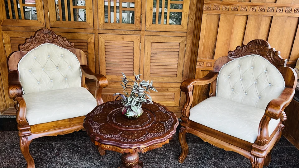 Carved decorative furniture