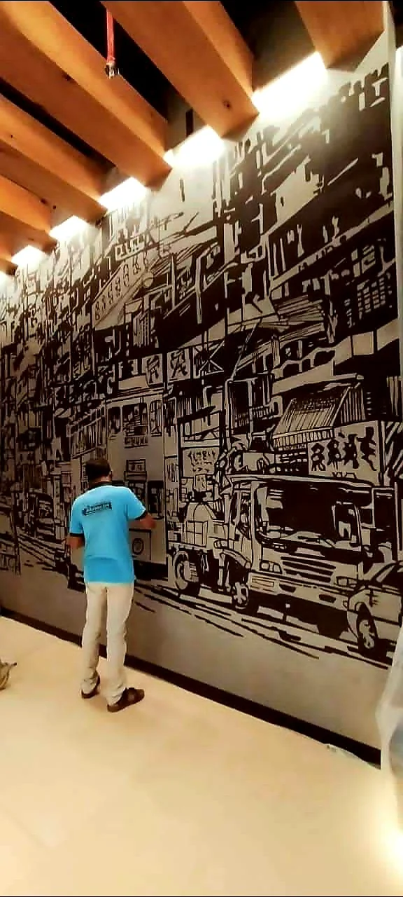 Decorative feature wall