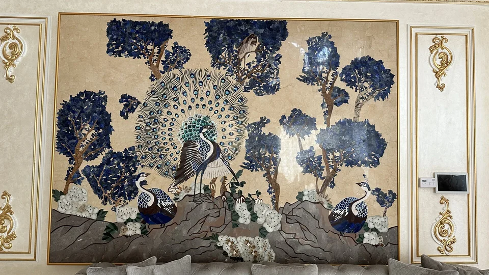 Botanical wall mural