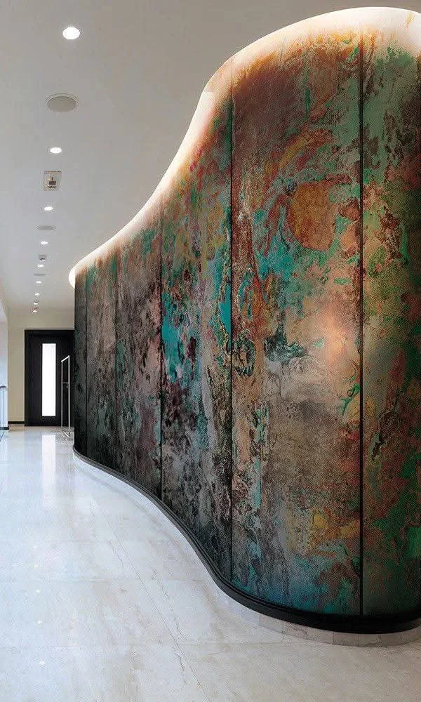 Copper & verdigris tones — catalogue reference N-13