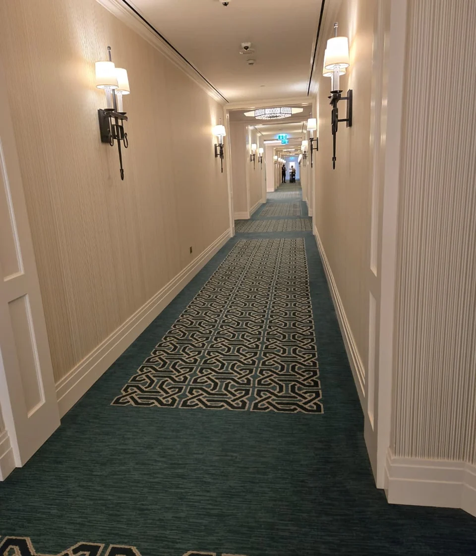 Carpeted corridor