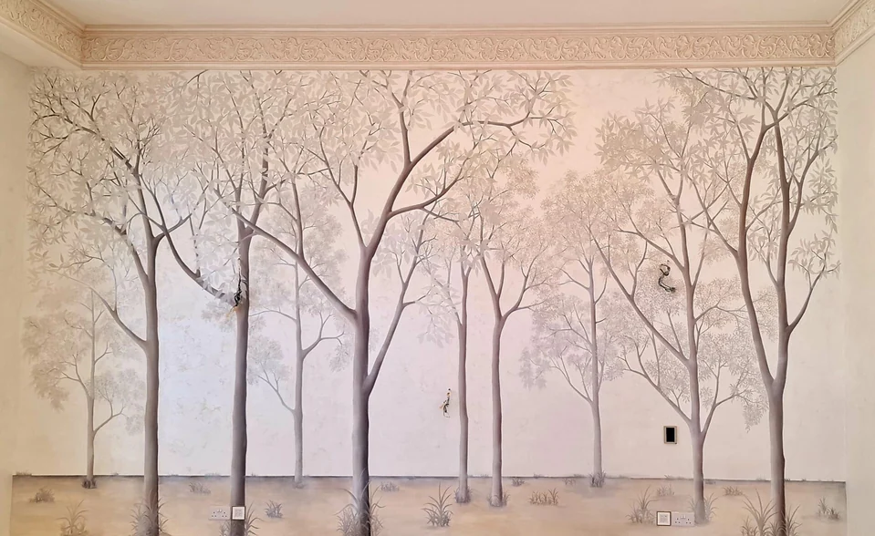 Tree-themed wall artwork