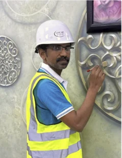 Home Art artist at work