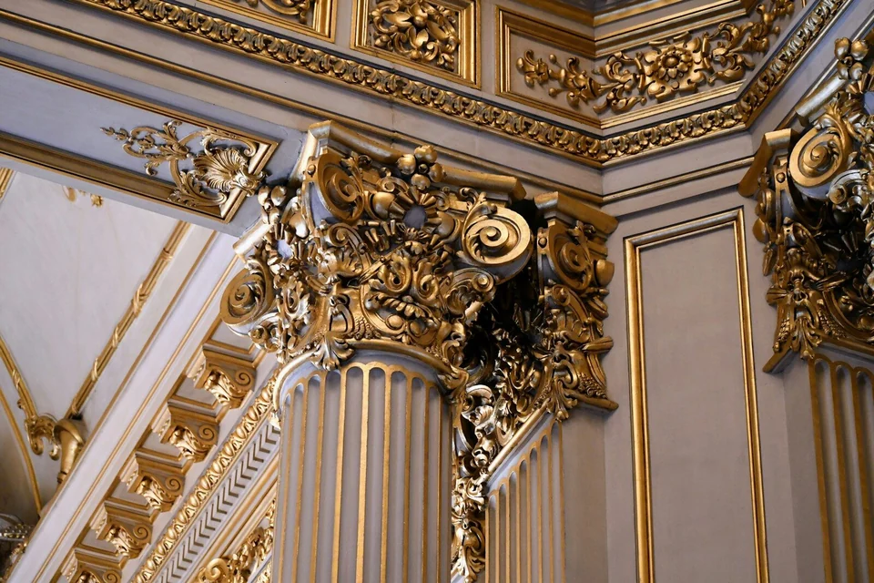 Ornamental gilded interior
