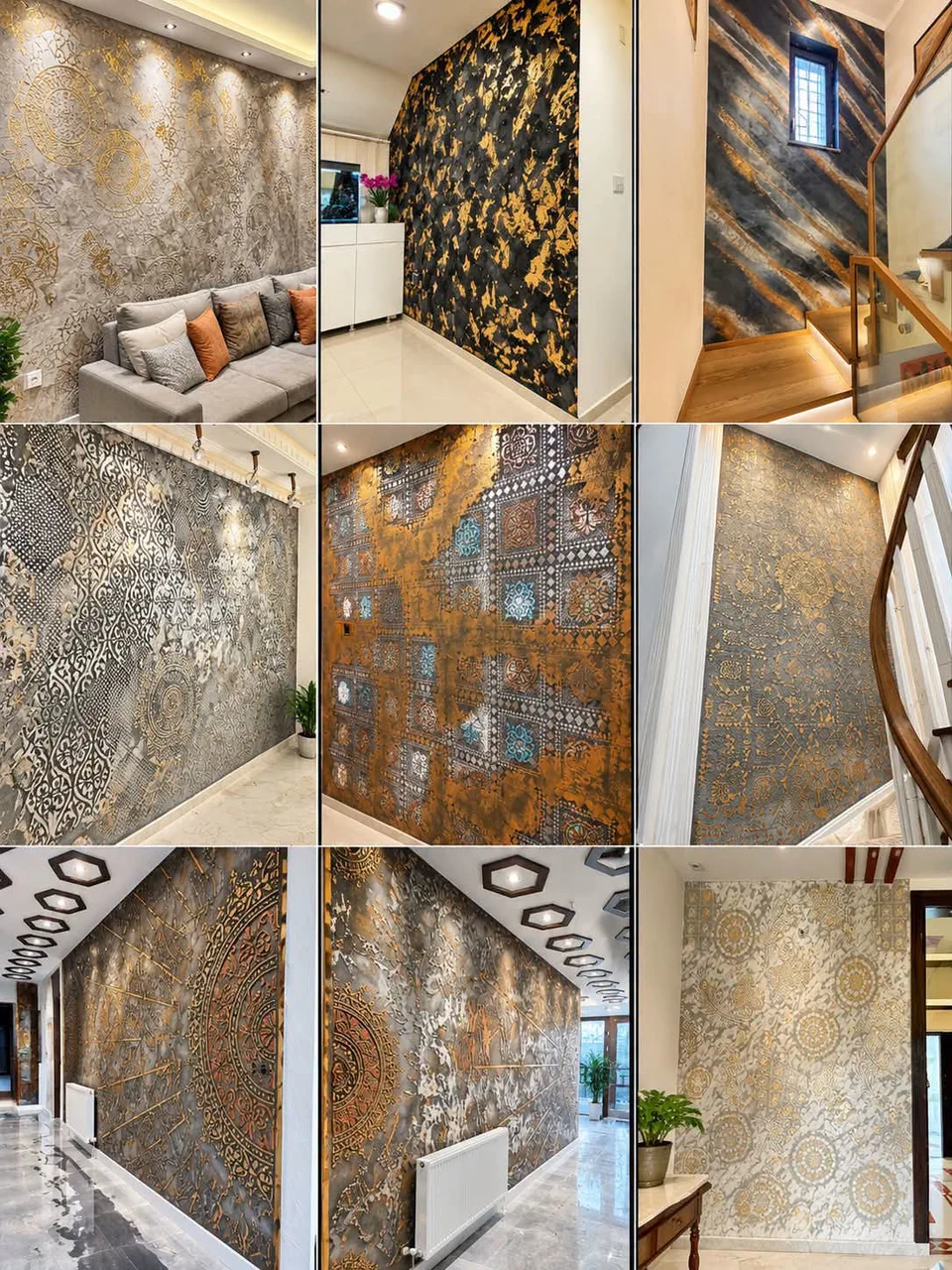 The metallic wall collection — catalogue reference N-17