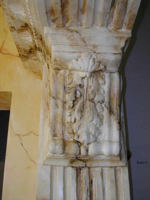 Wood & marble — catalogue reference C25-01