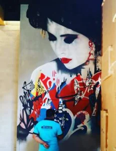 Expressive portrait artwork